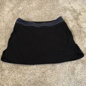 Black workout Skort